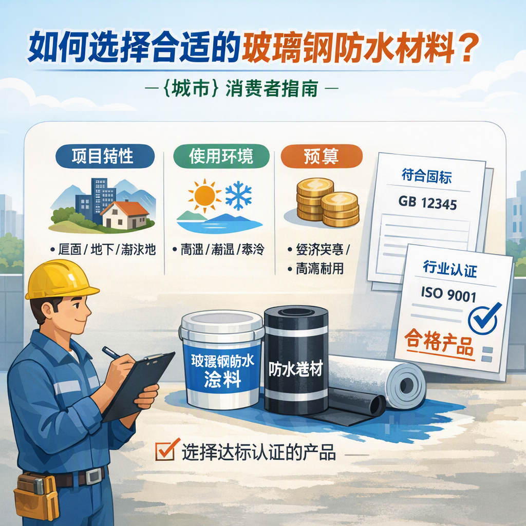 如何判定玻璃钢防水材料的合格标准? 辽阳 消费者指南